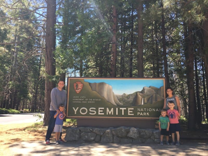 Yosemite National Park Sign