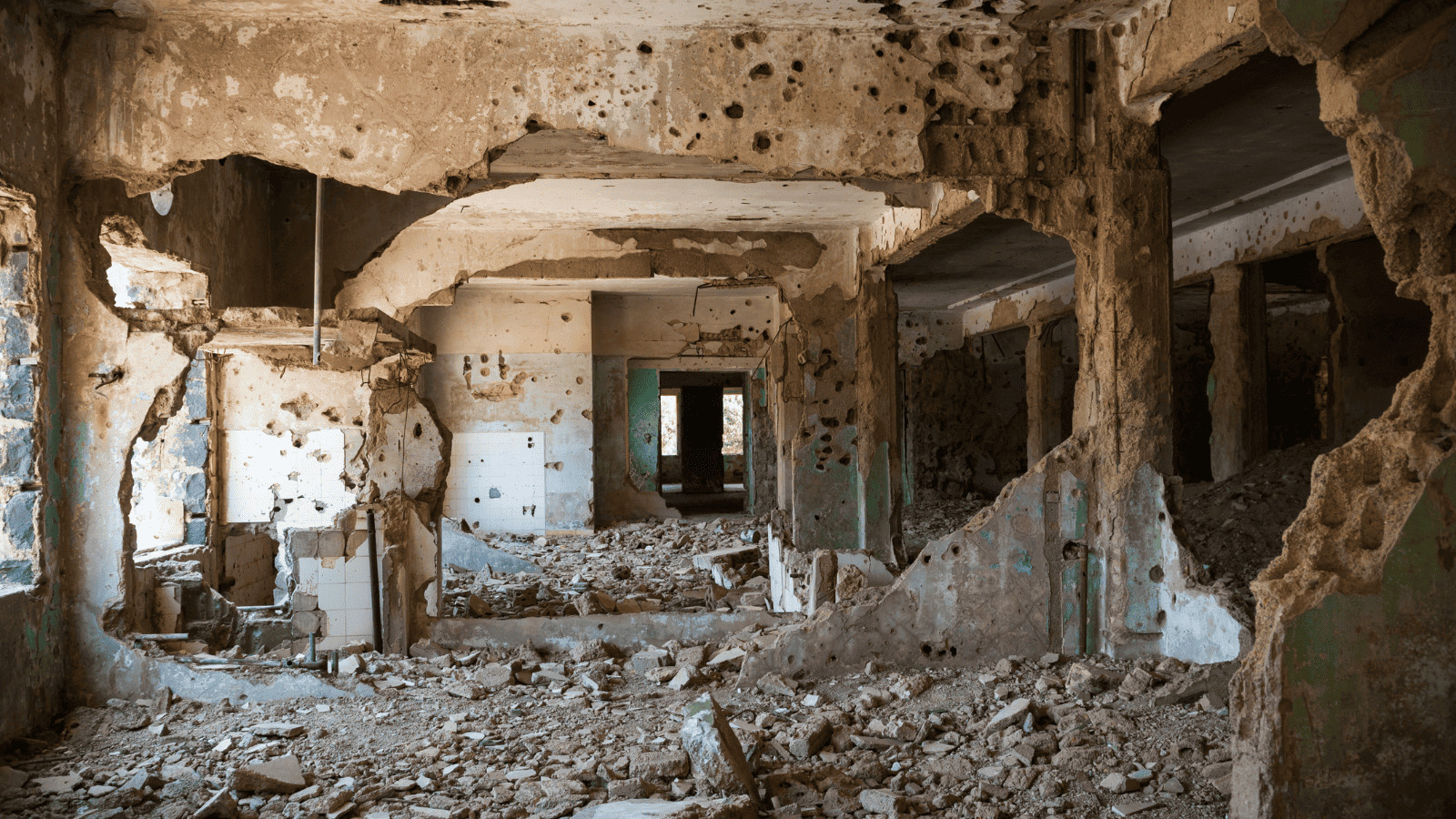 Safest Havens and Riskiest Nations: Global Peace Index Rankings Revealed 11 Destroyed Building