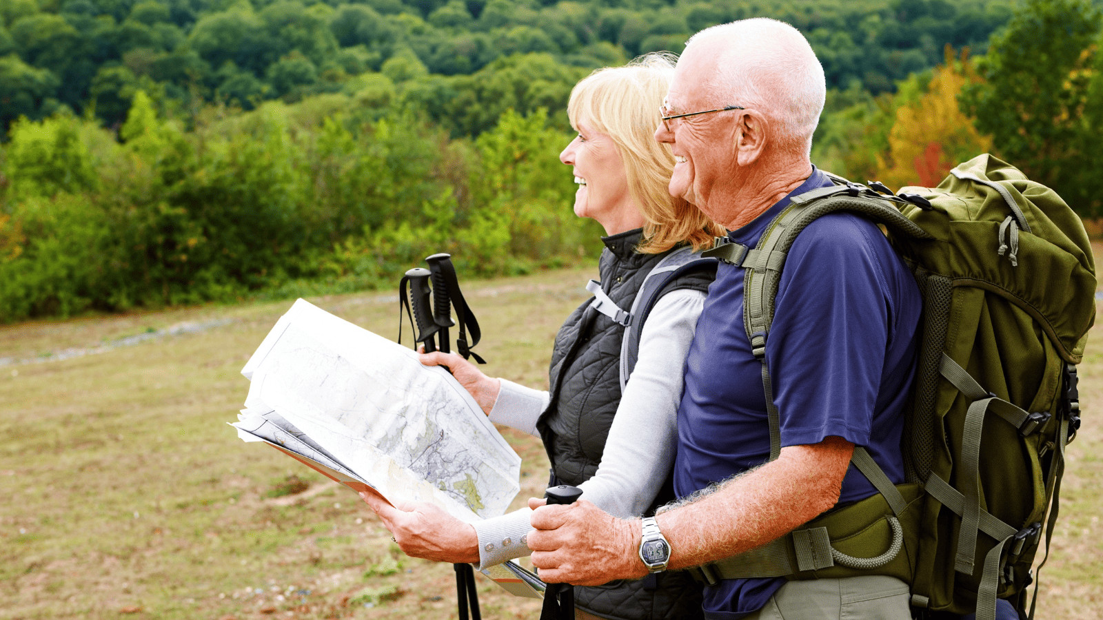 Hiking Past 60: 11 Tips to Keep You on the Trail 7 Couple Hiking Looking at Mao