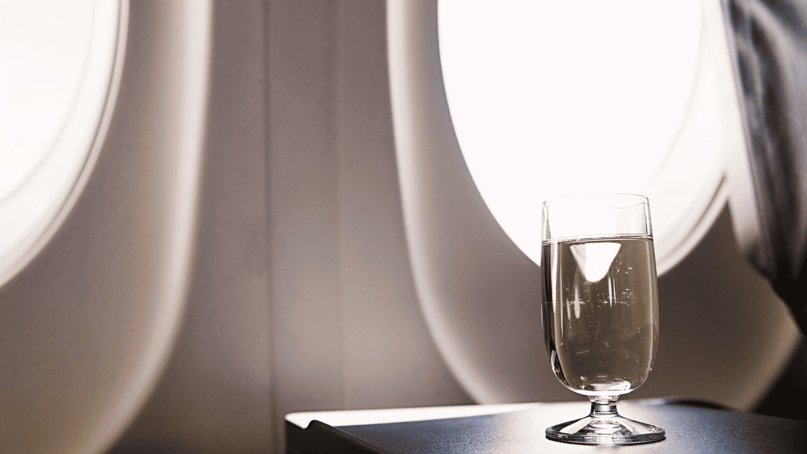 Drinking on Plane