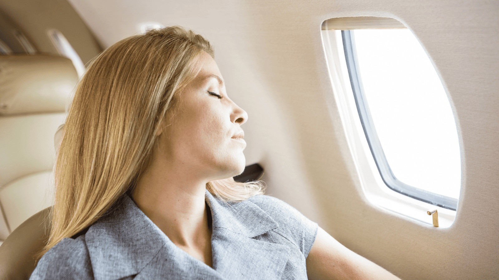 Napping on Flight