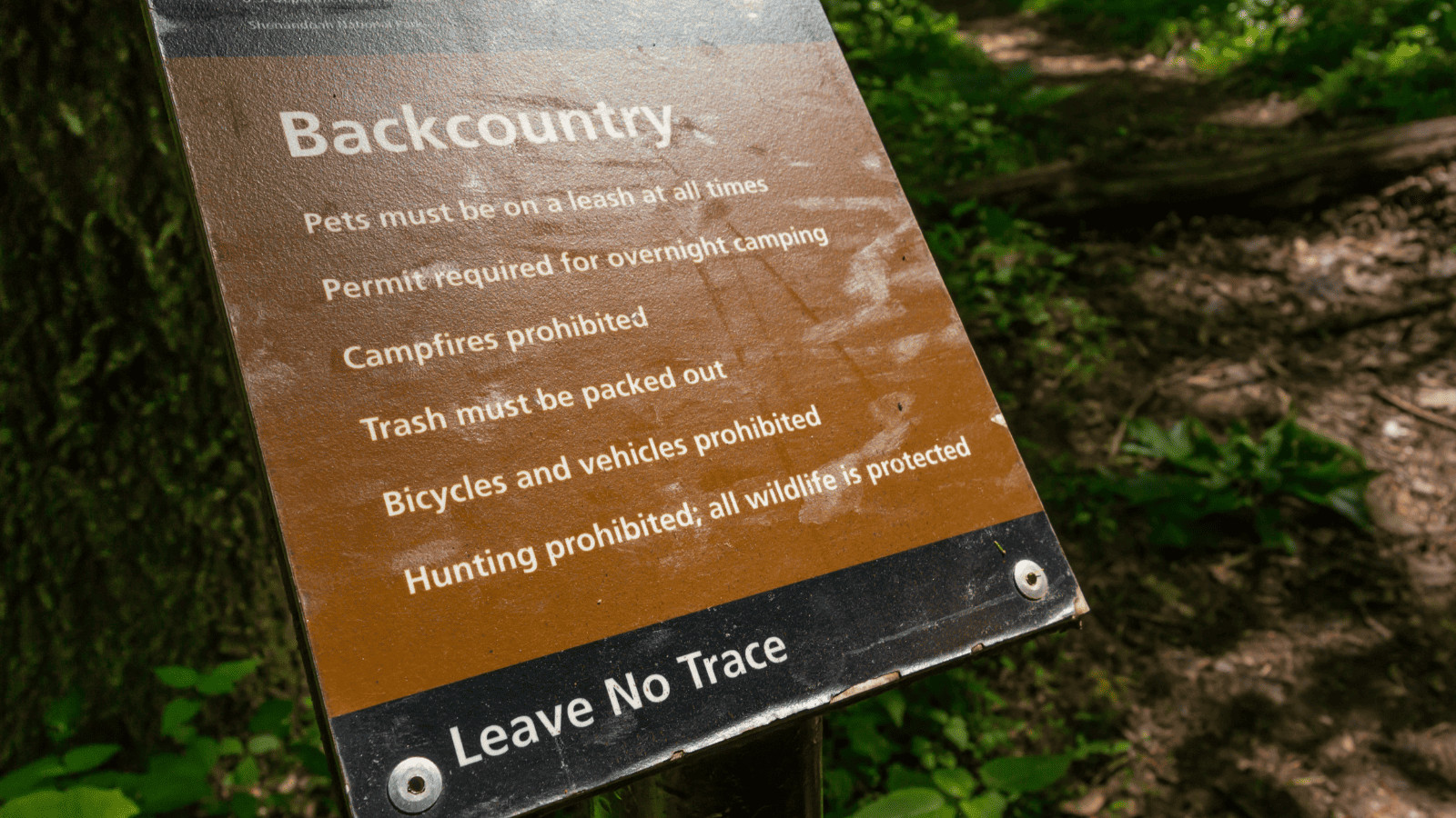 National Park Regulations