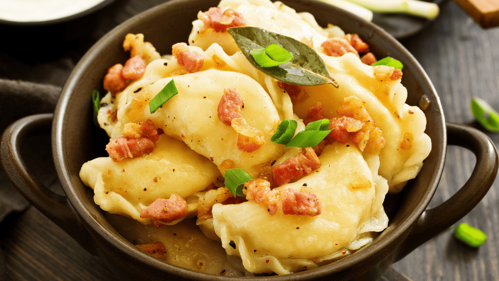 Guy Fieri's Michigan Food Tour: 10 Must-Visit Diners, Drive-Ins, and Dives! 5 A bowl of pierogi