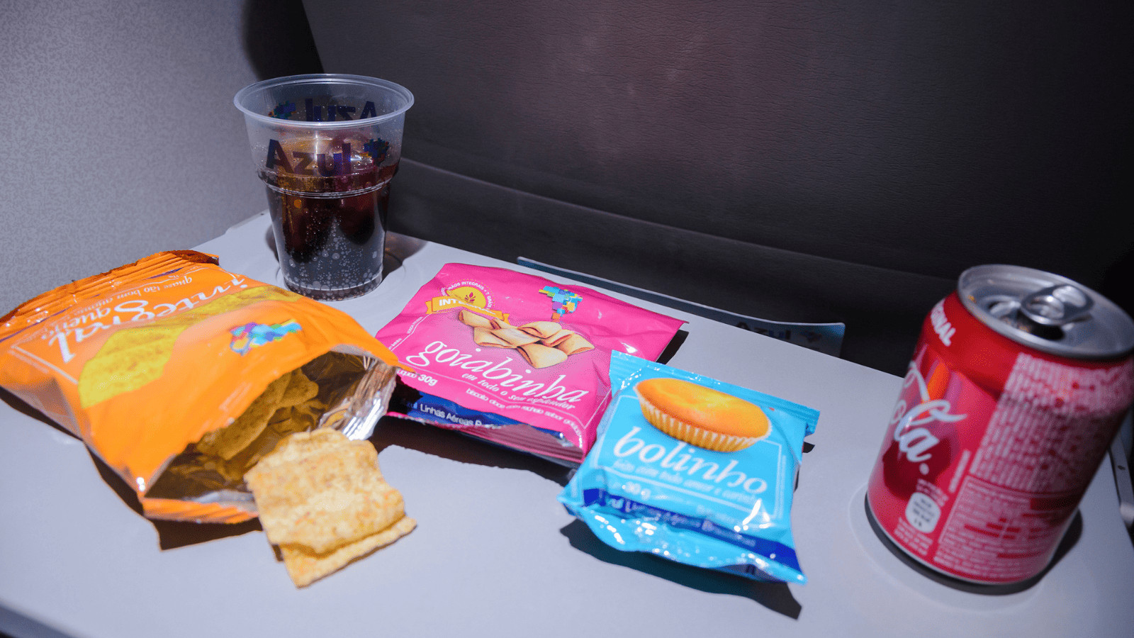 Snacks on Plane