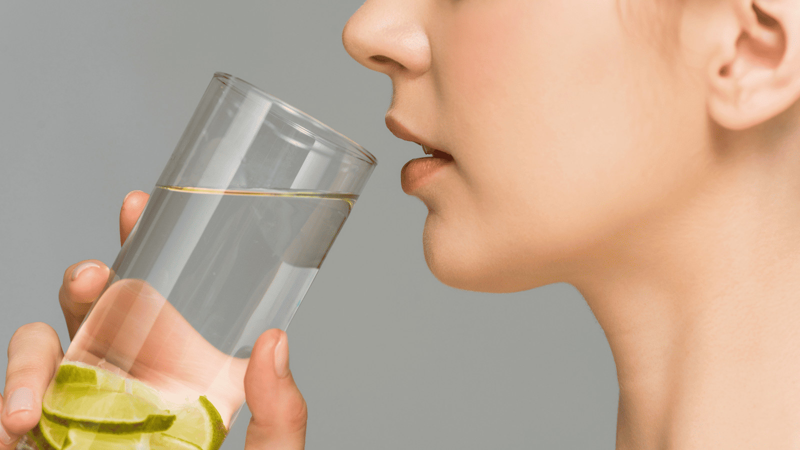 Woman Drinking Water