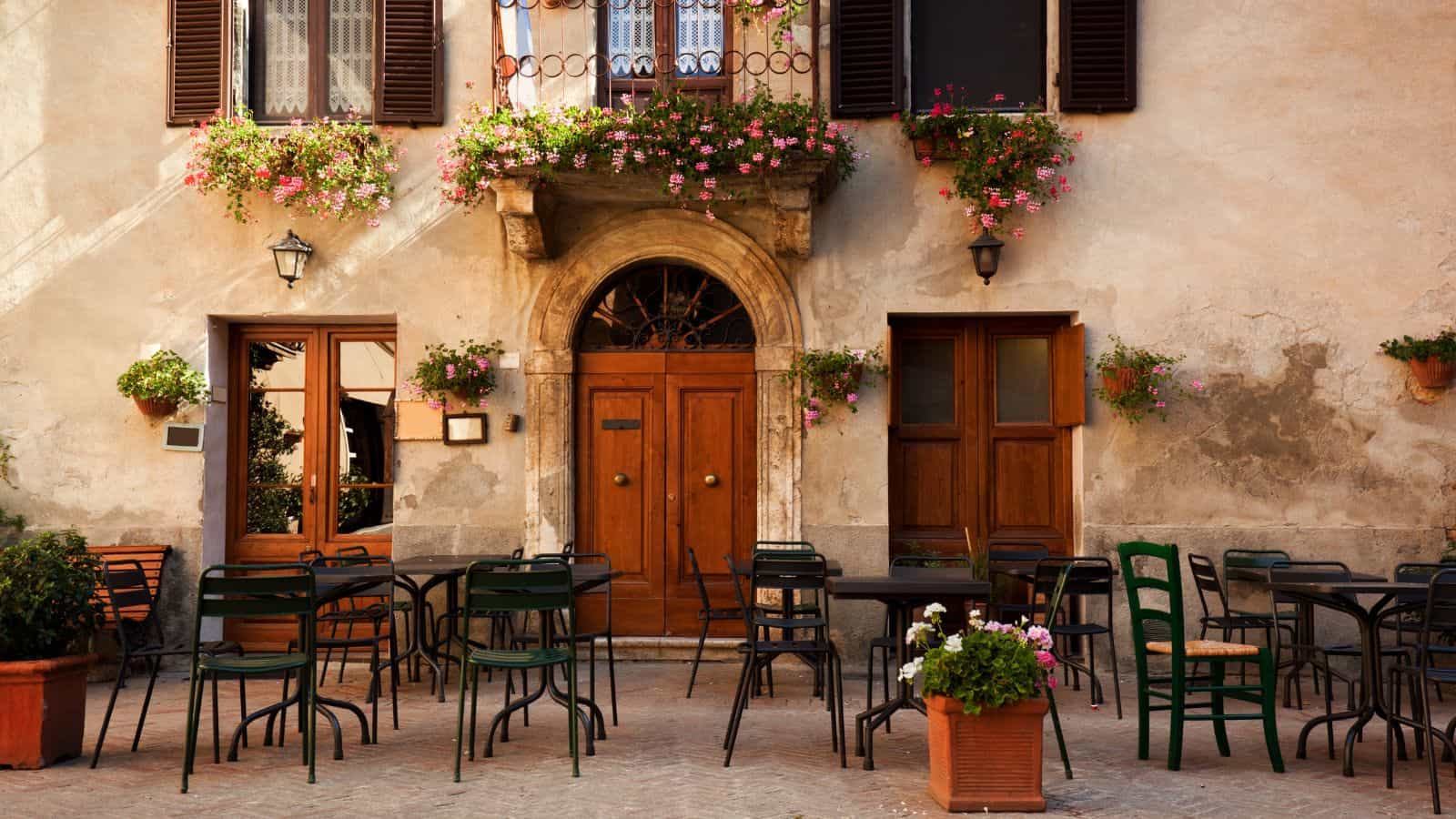Cafe in Italy
