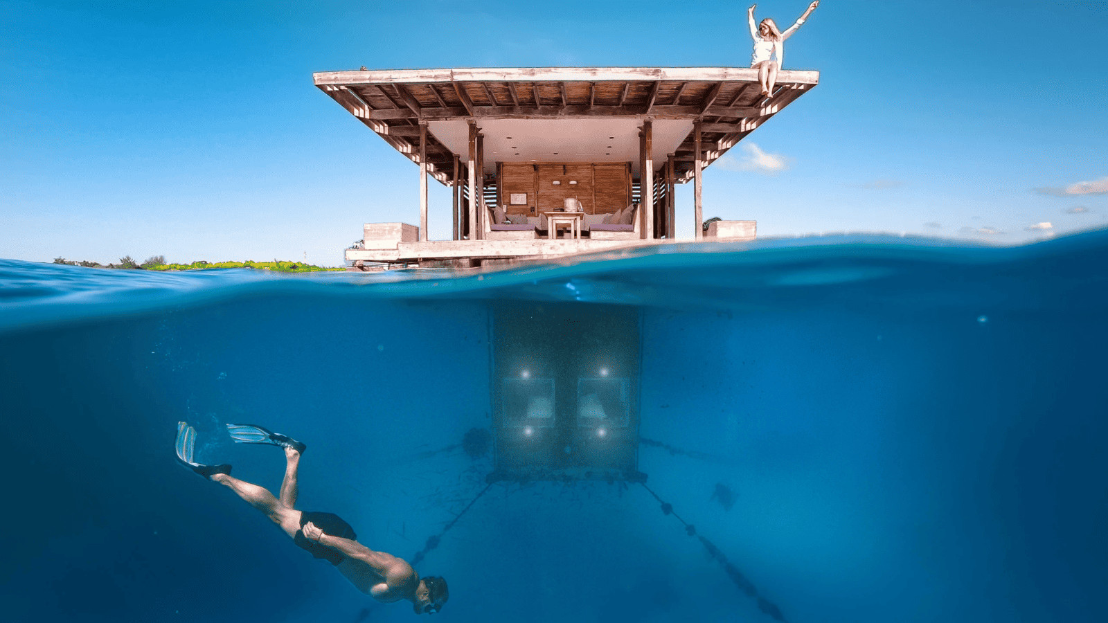 Sleep Beneath the Waves: Dive into the Top 10 Underwater Hotels 9 Underwater hotels - Manta Resort Zanzibar
