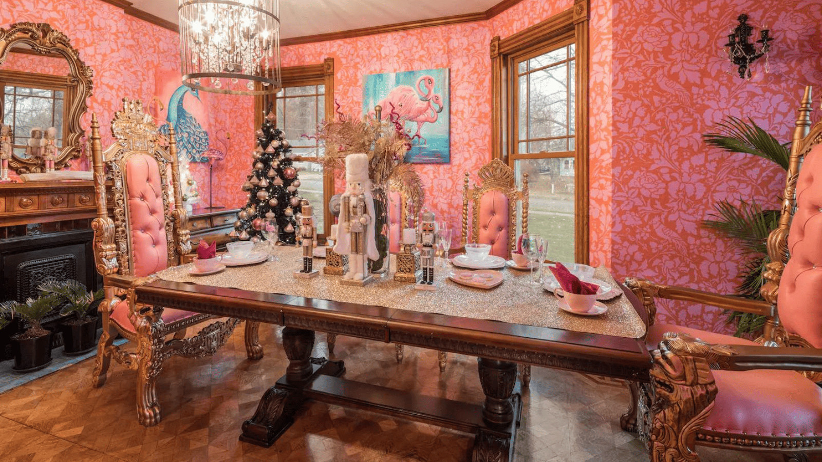 Enchanted Escapes: 12 Unforgettable Airbnb Adventures 8 PinkCastle Babe’cation Airbnb