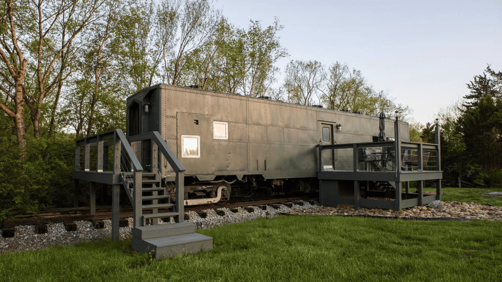 Enchanted Escapes: 12 Unforgettable Airbnb Adventures 11 Renovated Train Car