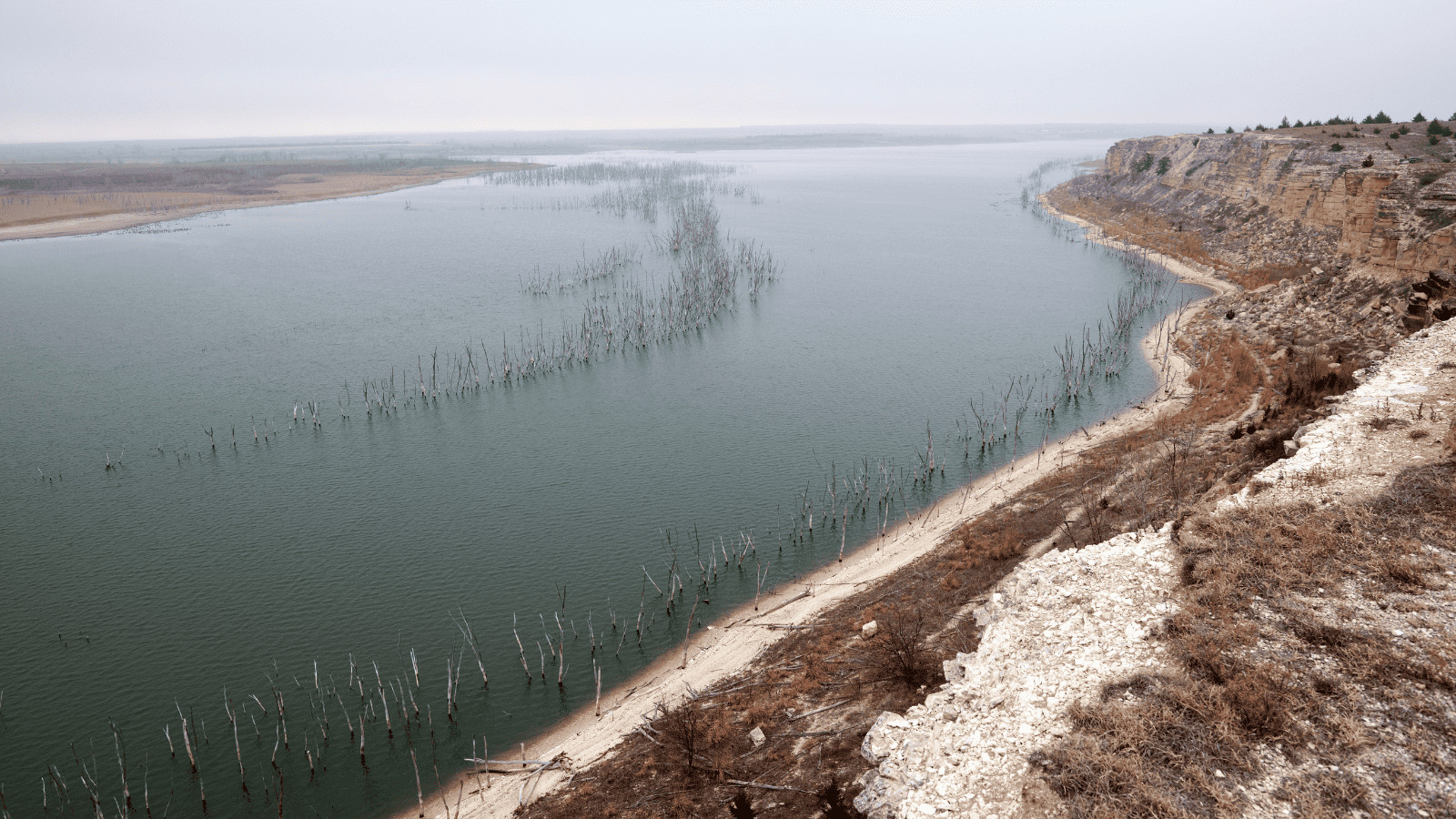 Cedar Bluff Reservoir, Kansas