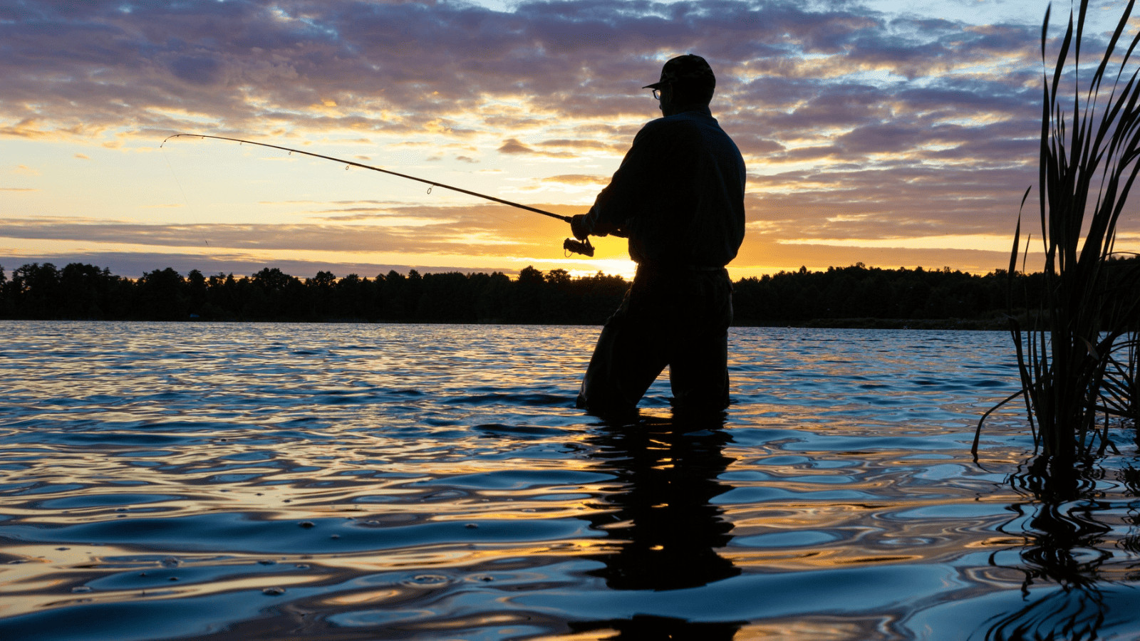 Man fishing