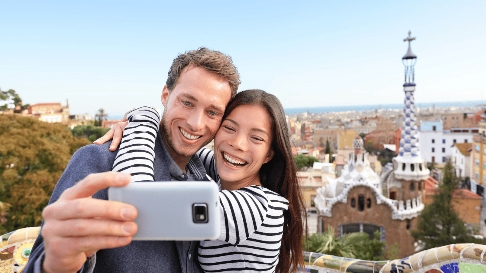 Couple in Barcelona