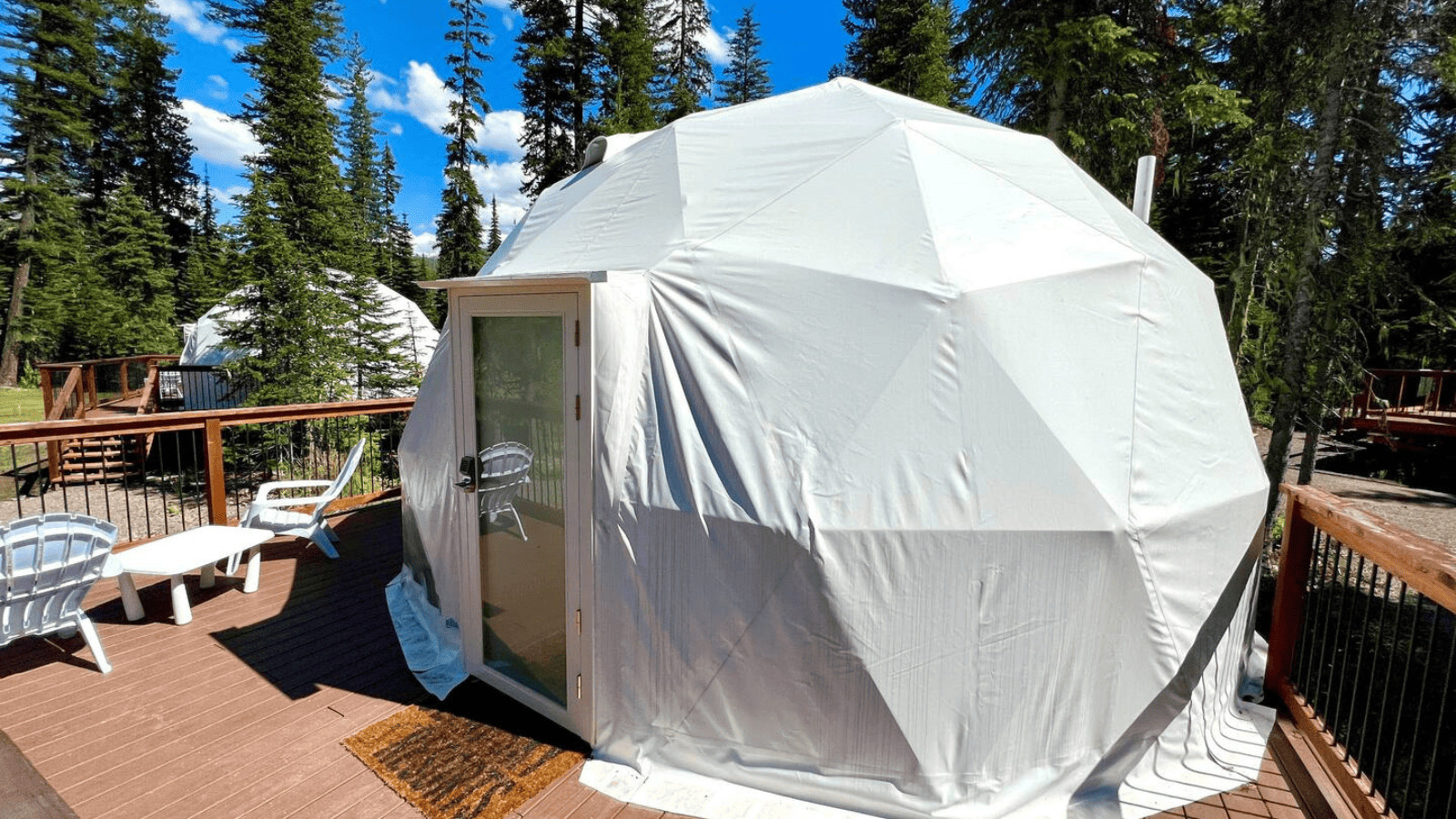 Check Out These 11 Bizarre Airbnbs 11 Geodesic Dome in the Mountains of Montana