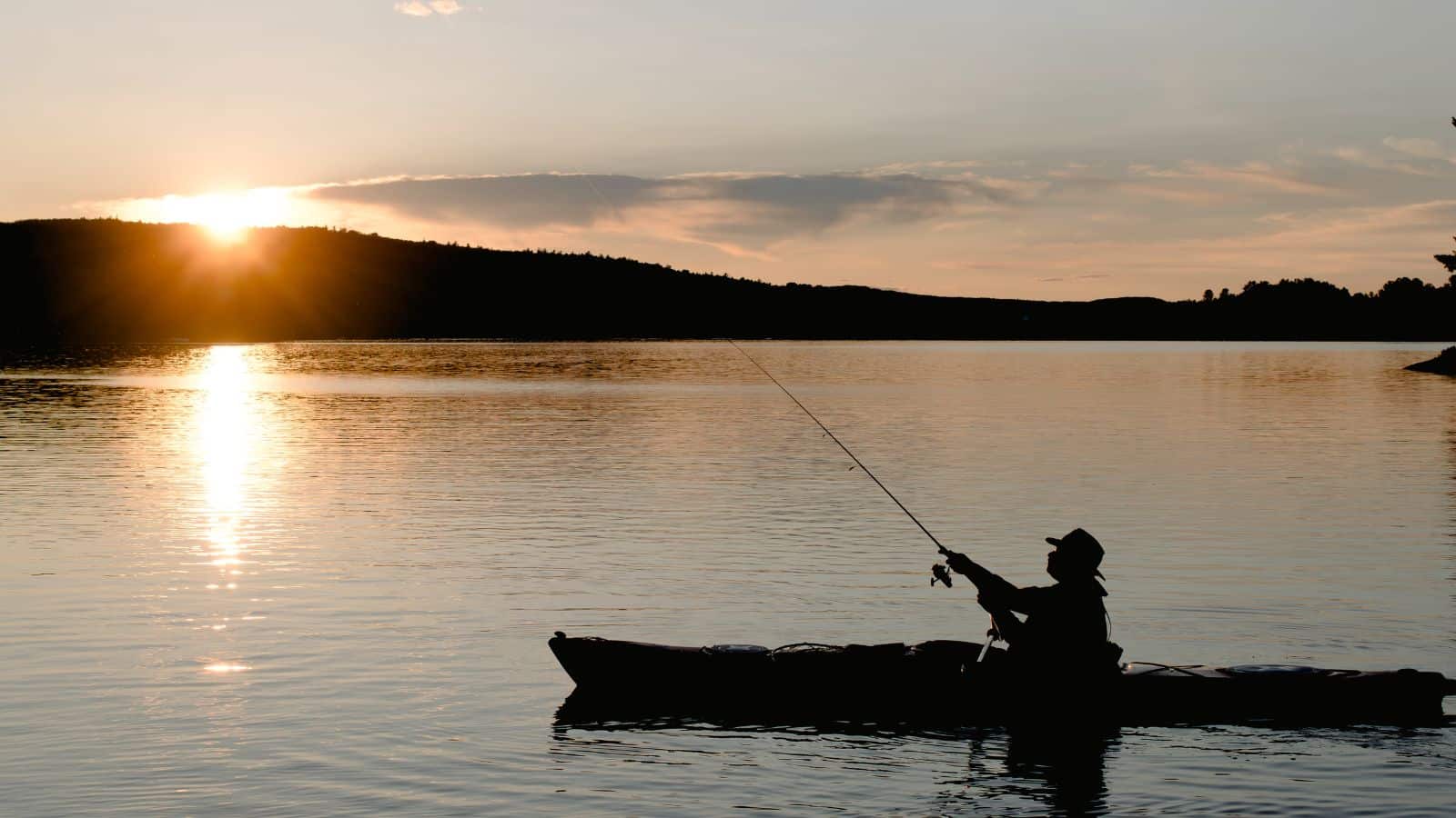 Sunset Fishing Lake