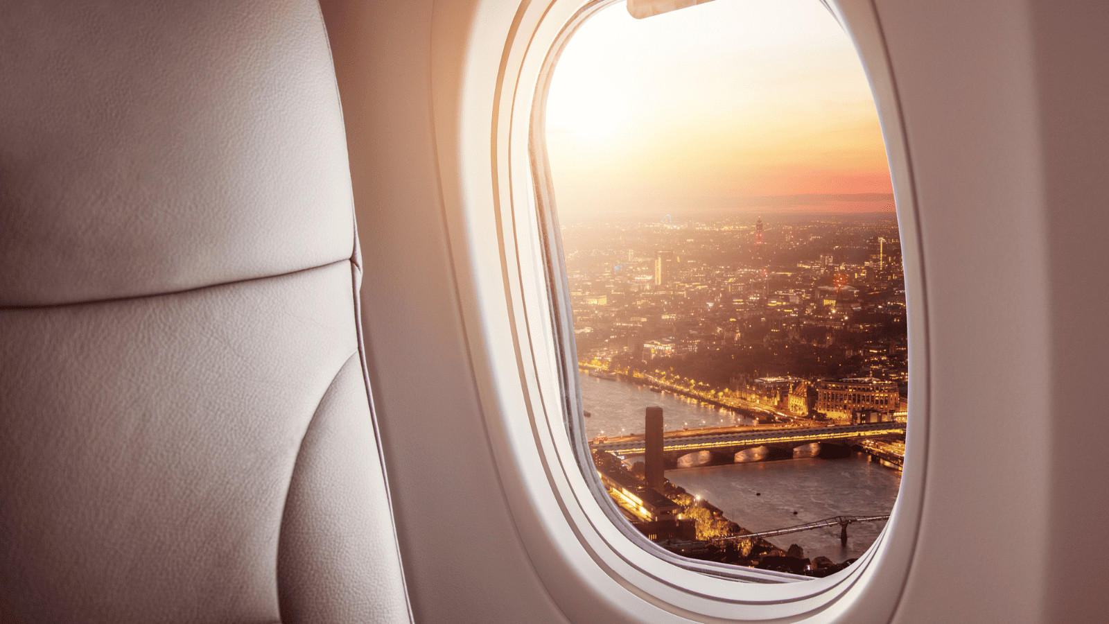 Airline - London view from plane