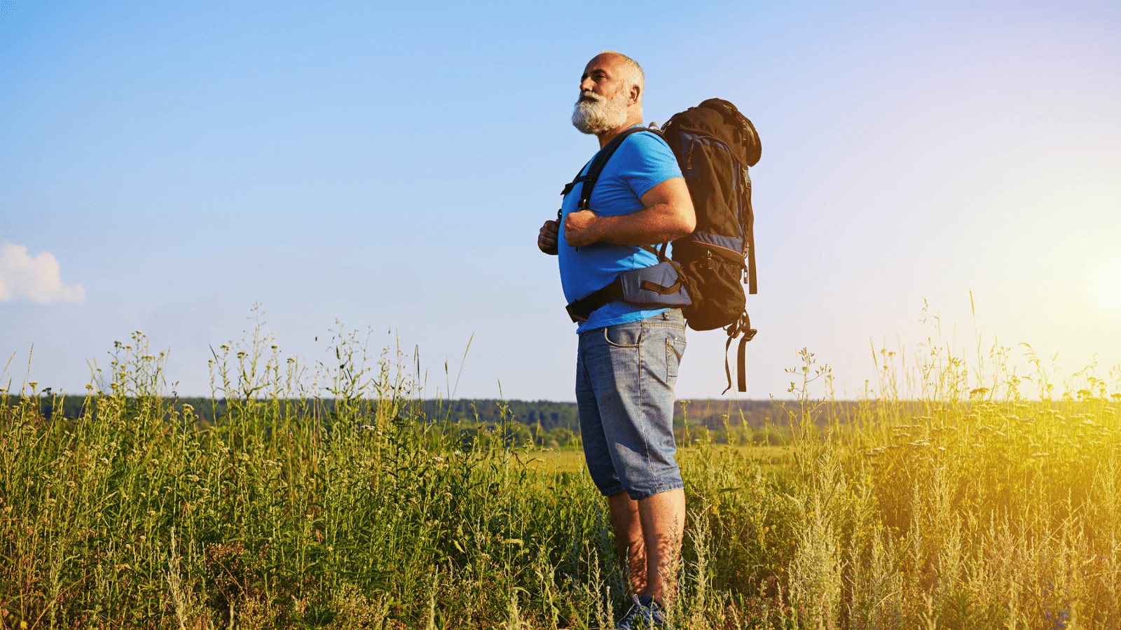 Why I'm Obsessed With These 12 Lakes Near St. Louis 6 Senior Walking with Backpack