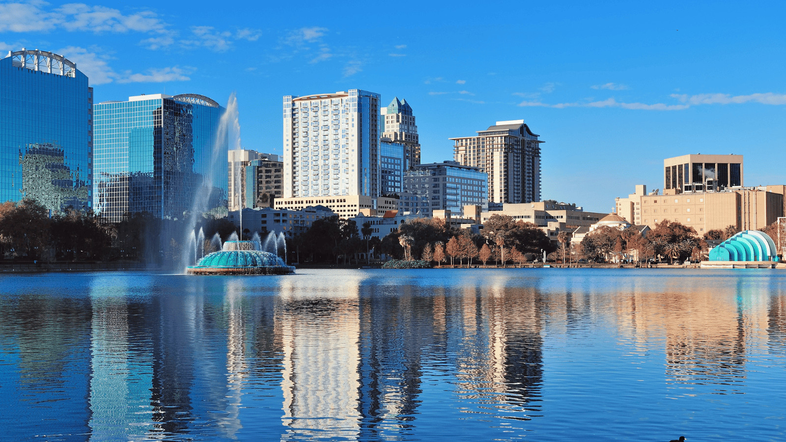 Lake Eola, most beautiful lakes in Orlando