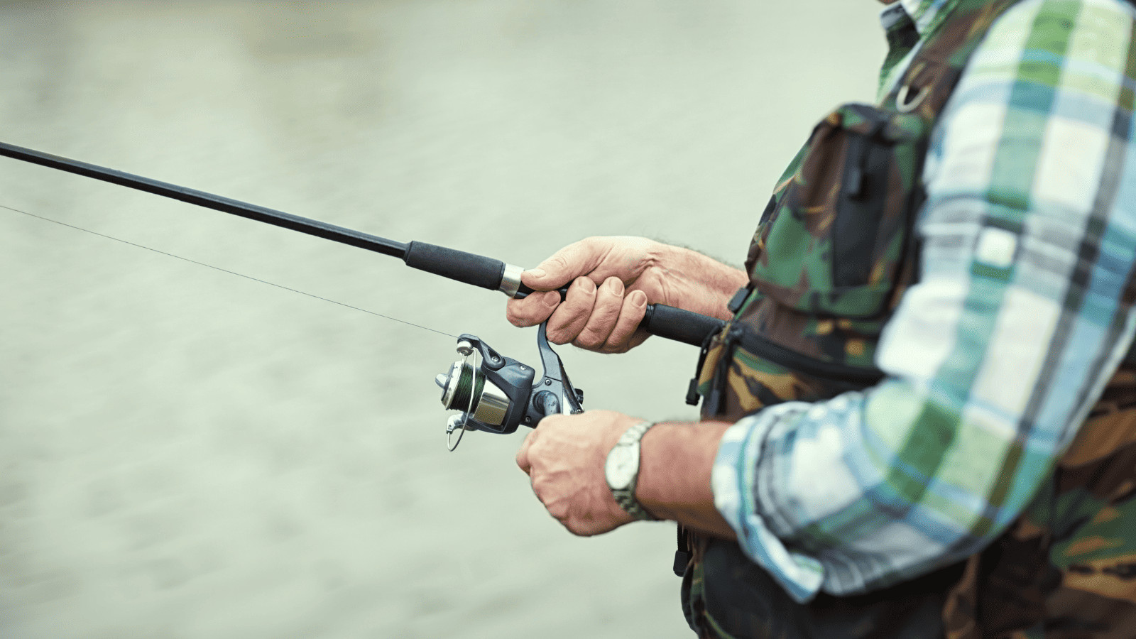 Man fishing