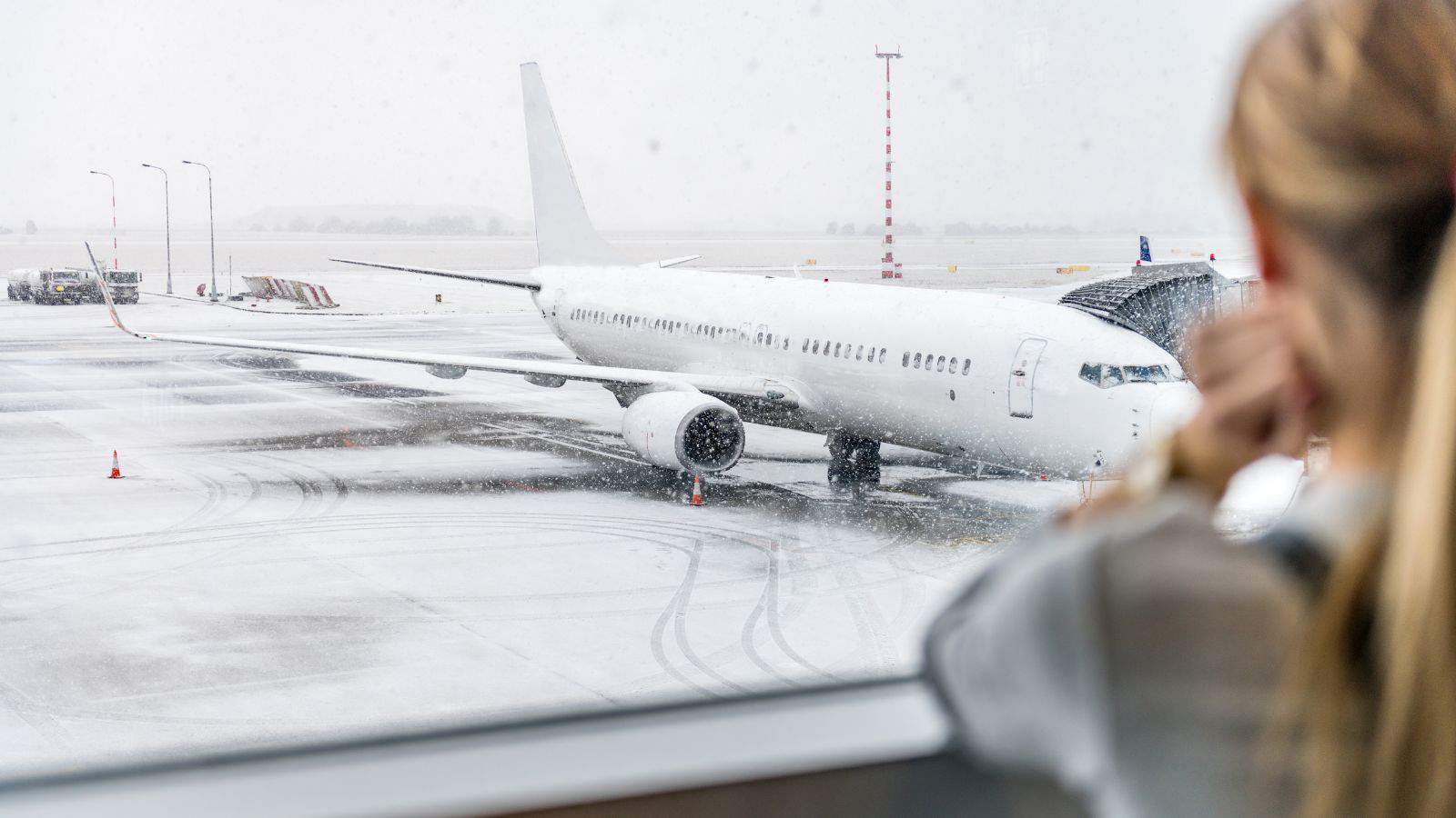 Snow at Airport