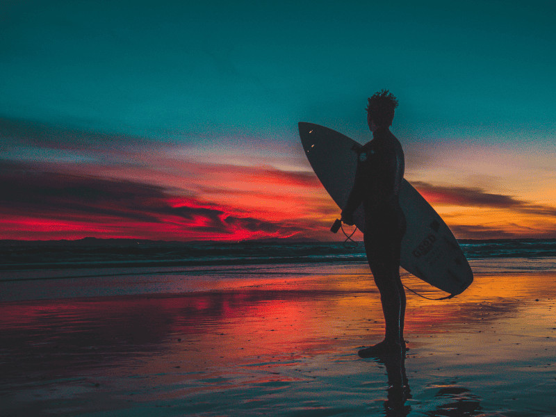 Uncover 9 Hidden Beaches Near Gulf Shores, And Where You Can Find Them 9 Surfer sunset