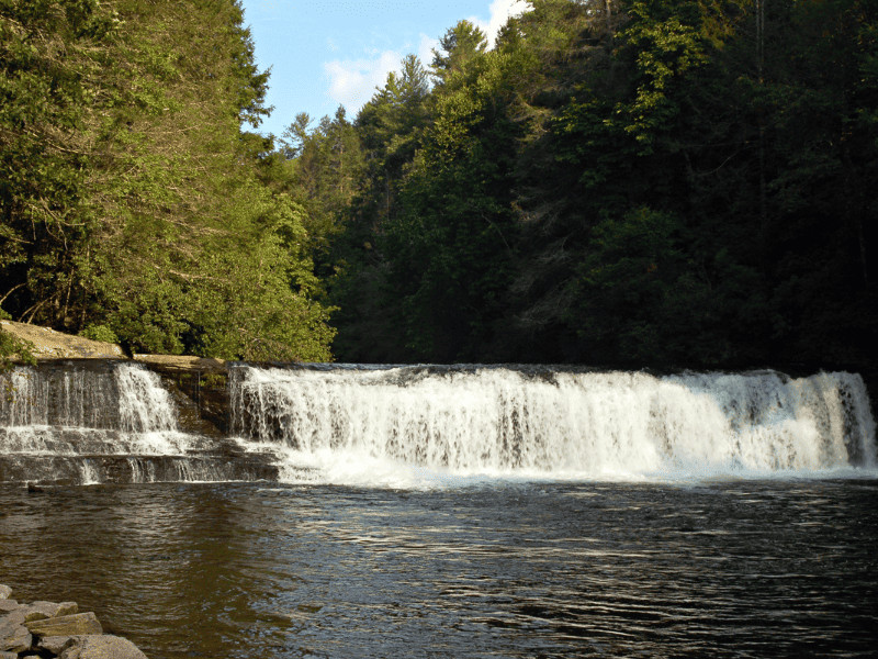 A Paradise I Never Knew Existed:10 Hot Springs in North Carolina 2 Hooker Falls