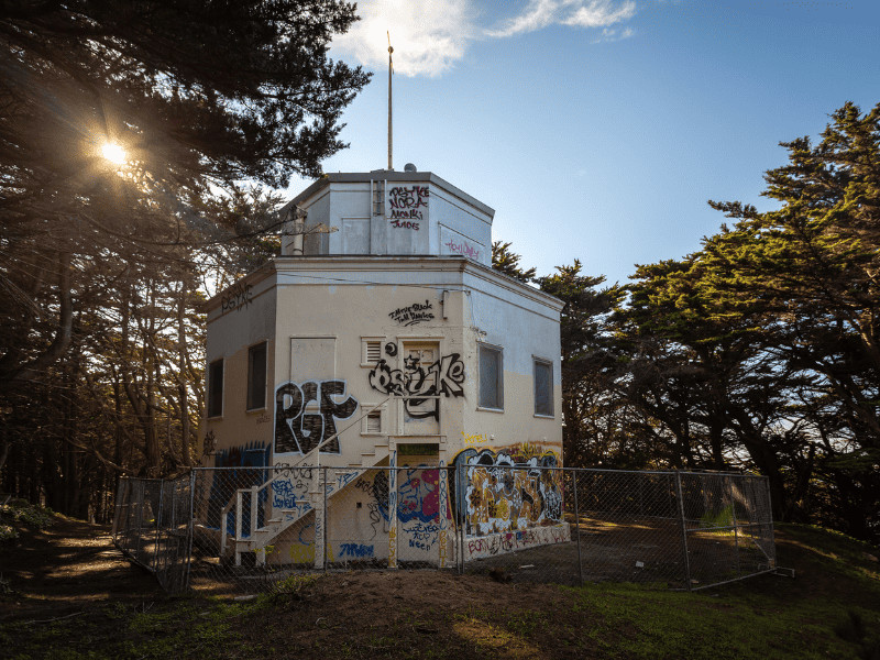 Eerie and Beautiful: Exploring 12 Abandoned Places in San Francisco 4 Land's End Octagon House, San Francisco