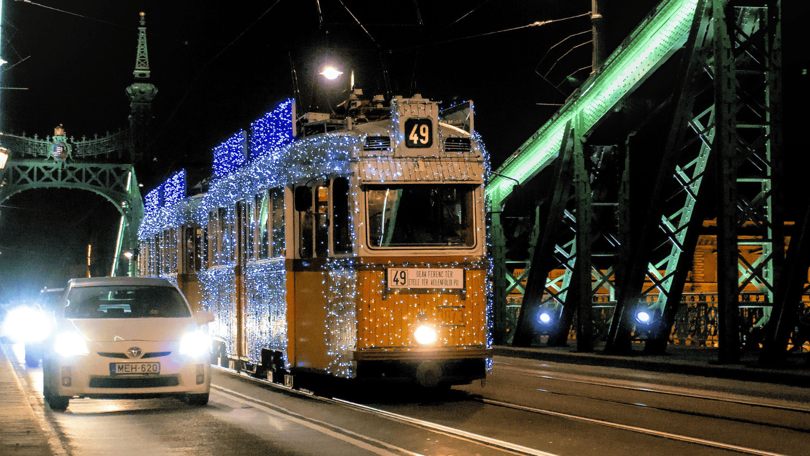 It Felt Like Narnia: 10 Unforgettable Winter Experiences in Budapest 4 Christmas tram in Budapest
