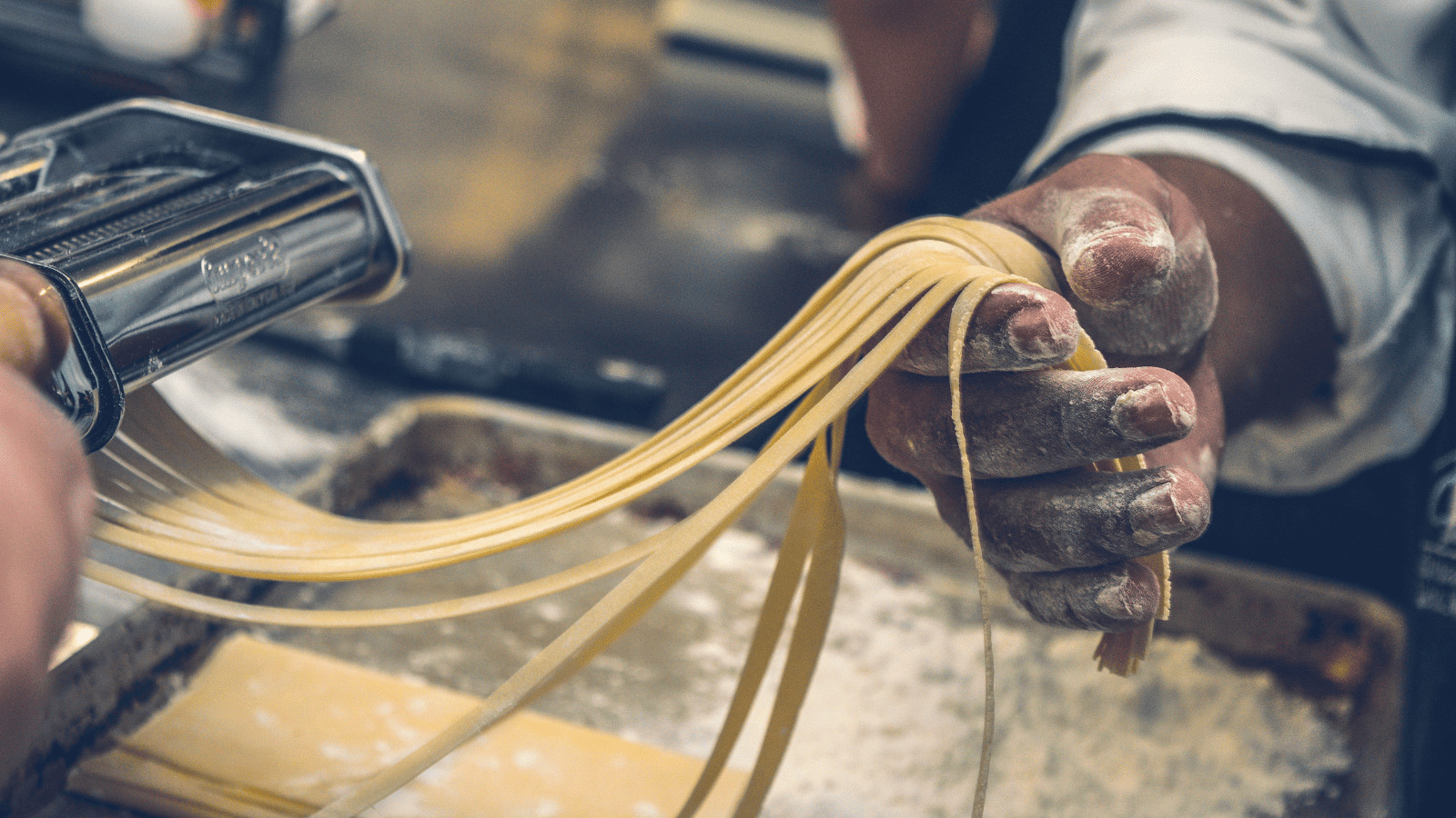 Guy Fieri's Rhode Island Roll Call: 9 Diners, Drive-Ins, and Dives You Gotta Try! 7 Fresh pasta being made by a chef