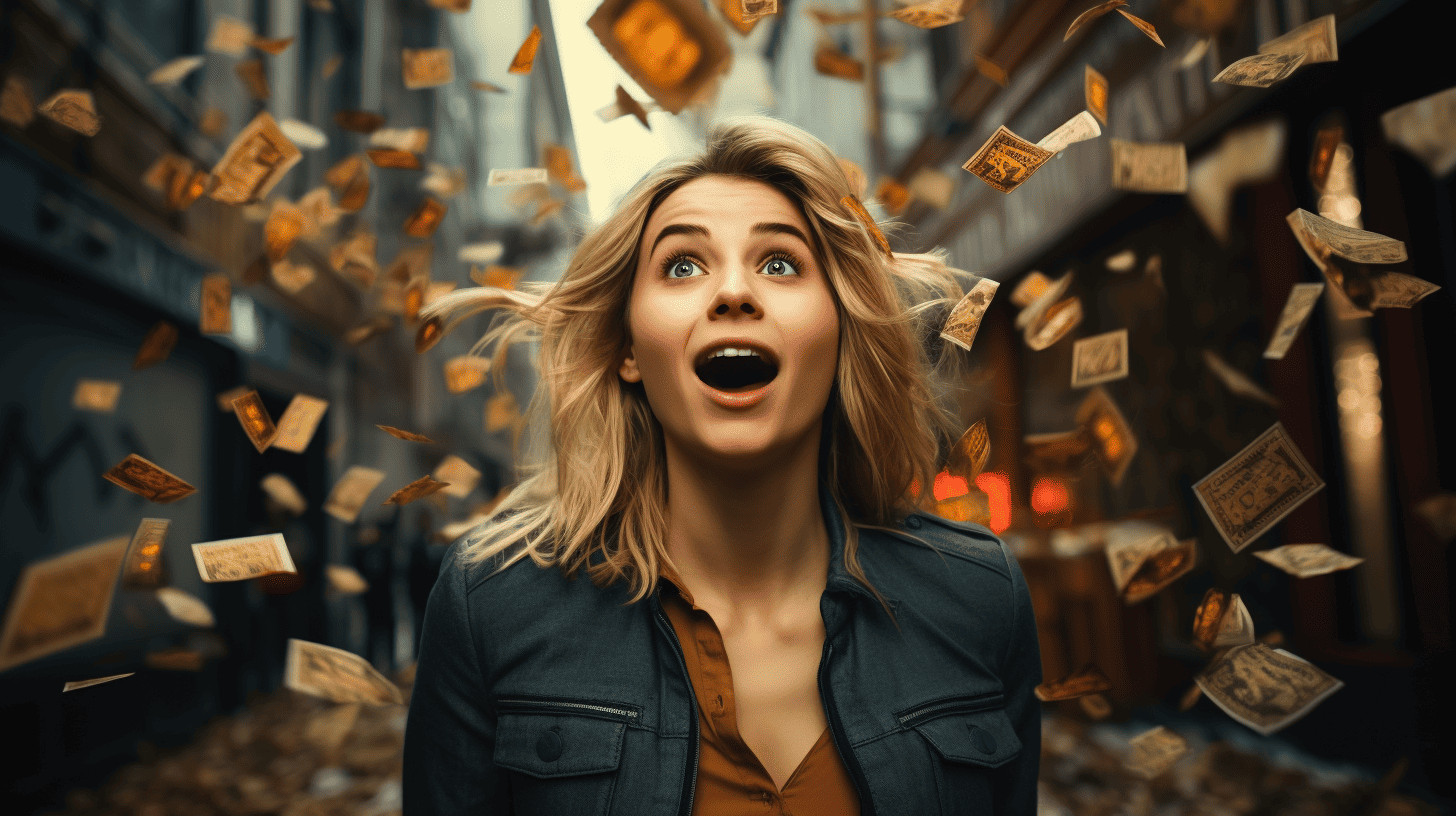 Excited Woman