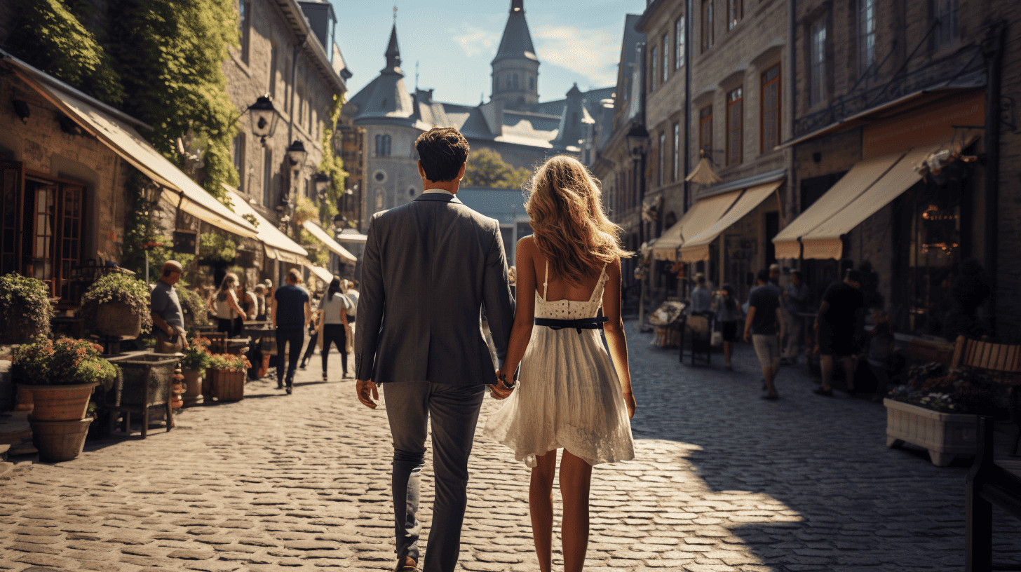 Experience Luxury for Less: Unveiling Expedia's Top 10 'Destination Dupes' for 2024 1 Couple walking in historic city