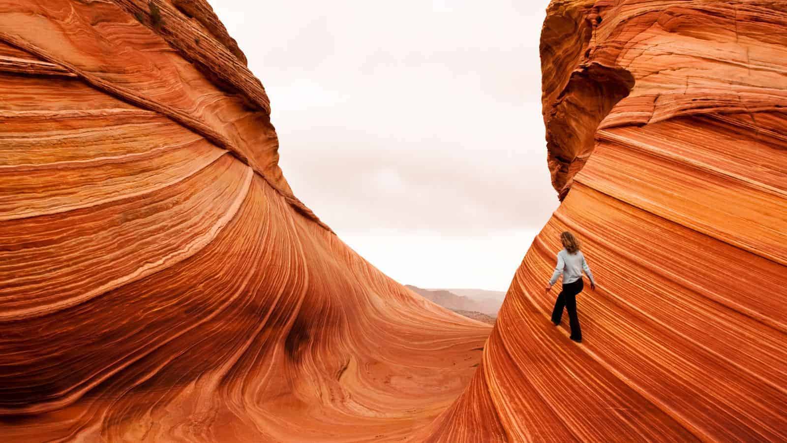 17 Unbelievable Natural Wonders in the USA 1 The Wave (Arizona/Utah Border)