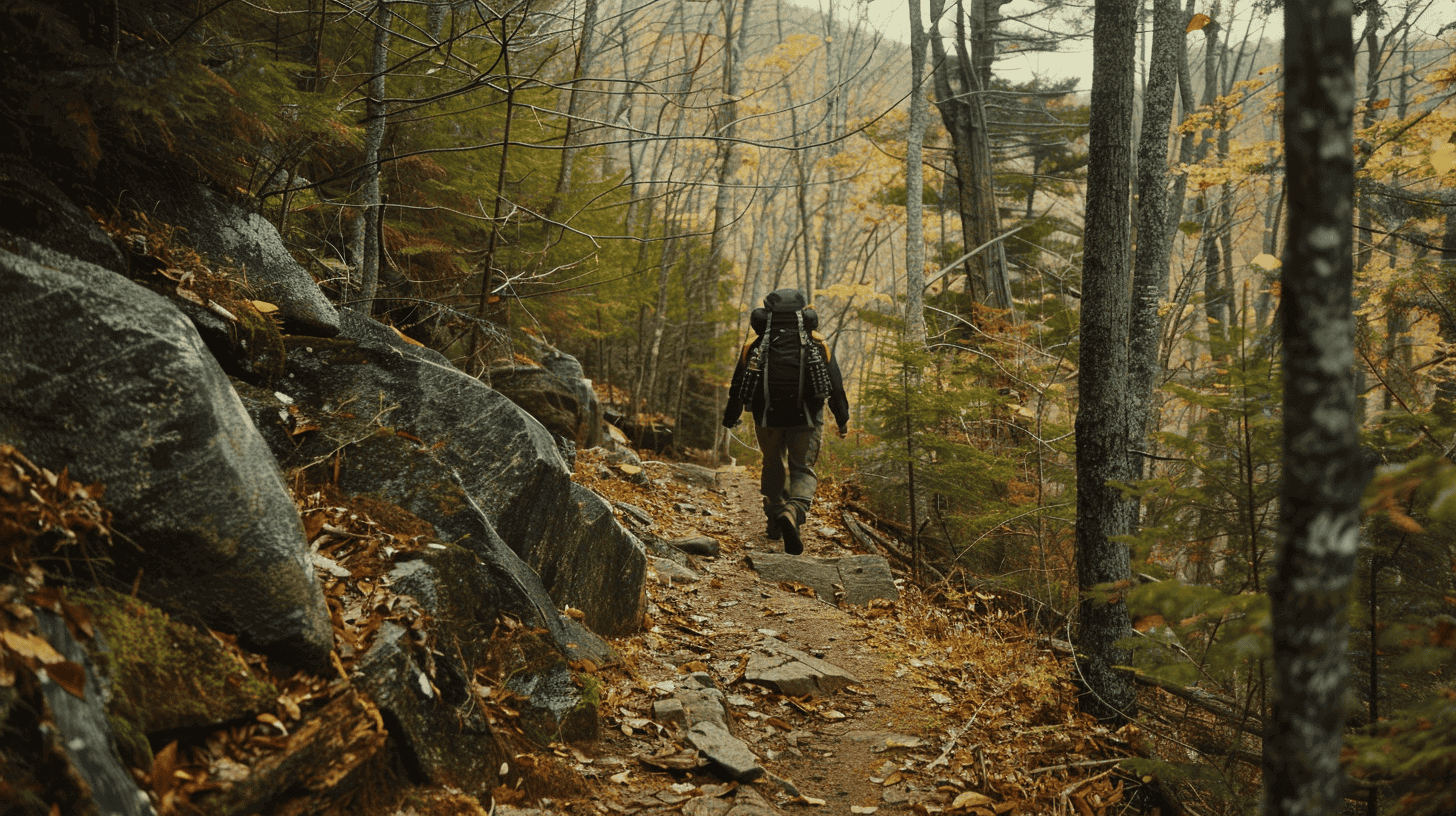 Backpacking in the Adirondacks, New York
