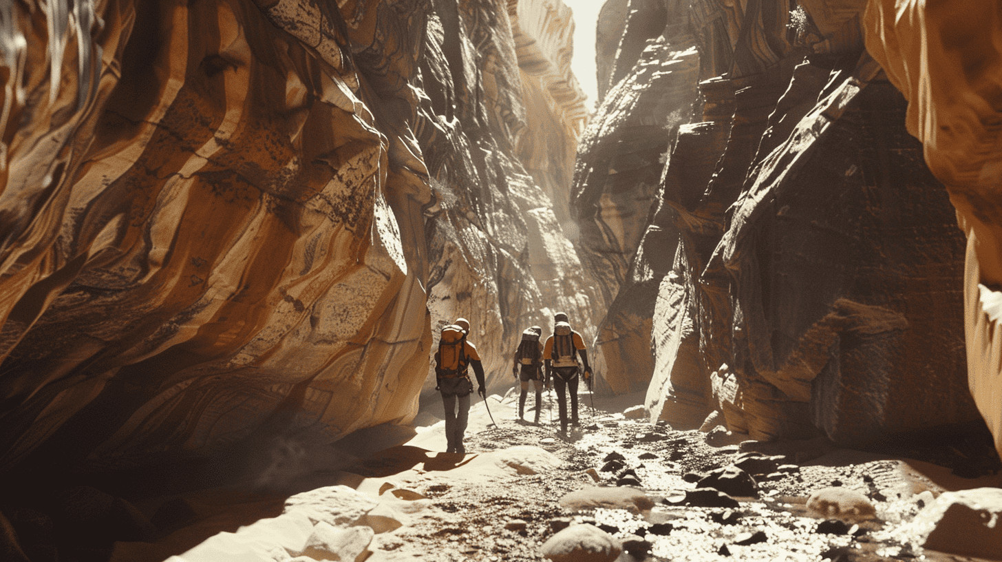 Canyoneering in Escalante, Utah