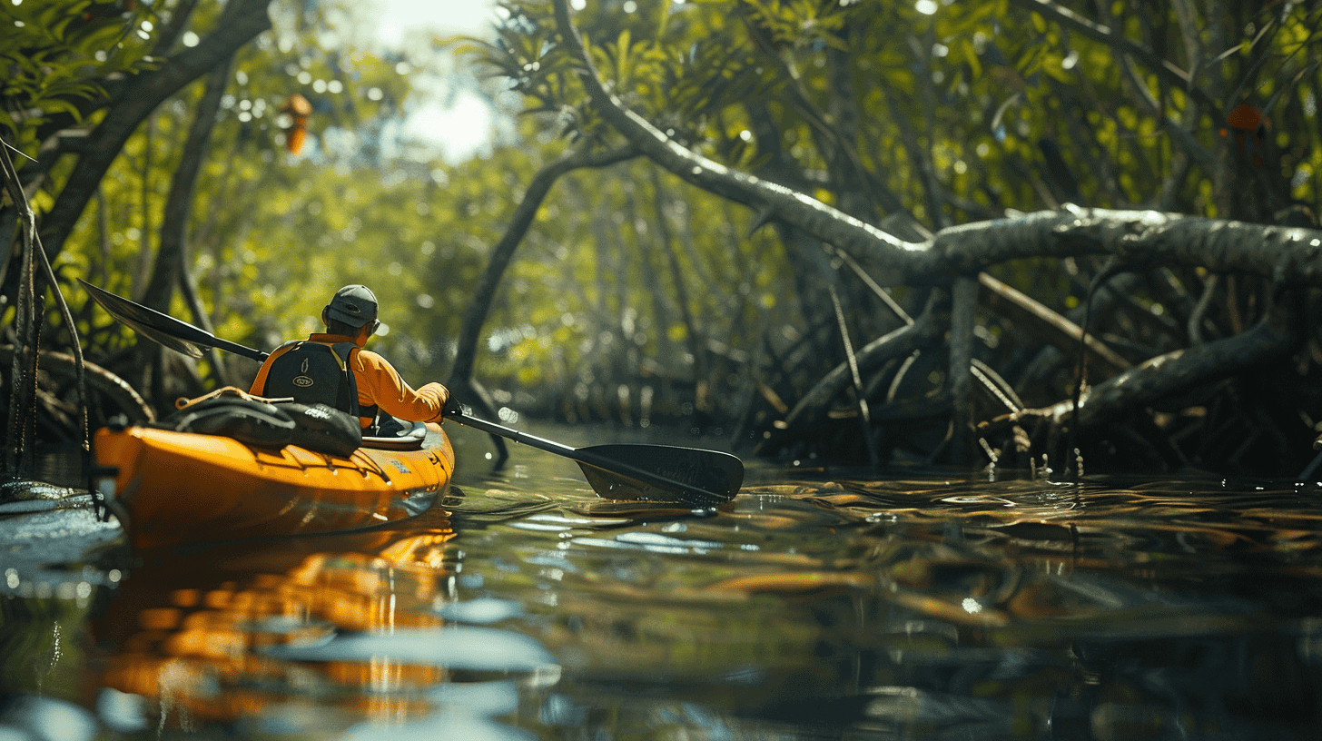 Kayaking in the Everglades, Florida