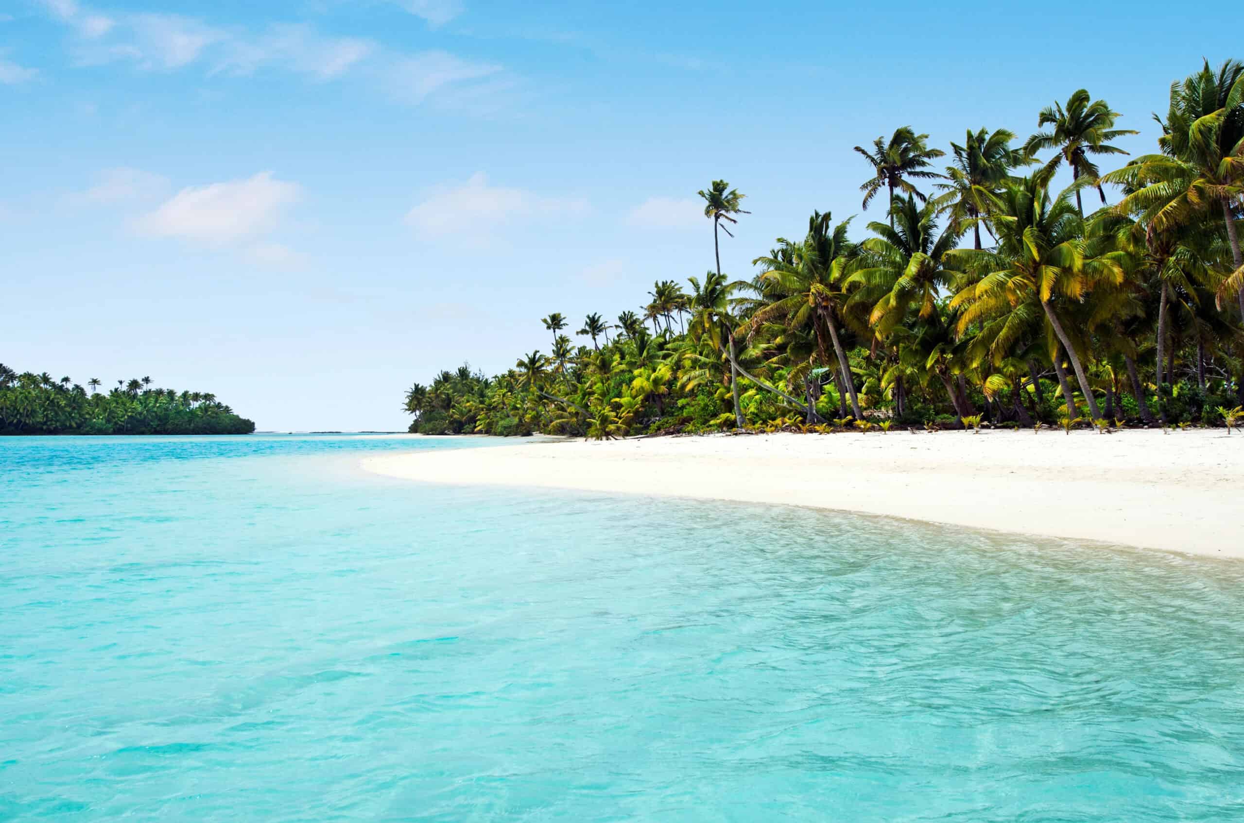 One Foot Island Beach, Aitutaki, Cook Islands