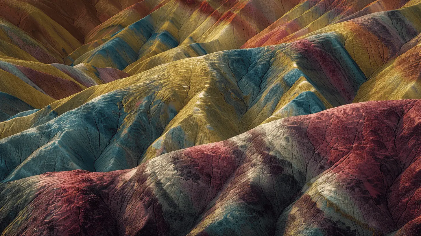 The Rainbow Mountains, China