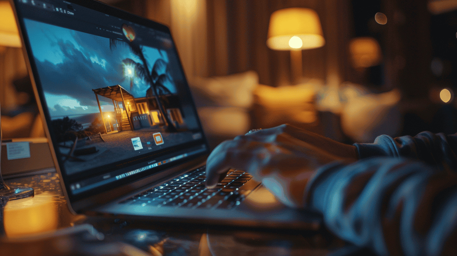 10 Things to Do Before You Leave for a Long Trip 3 man typing on laptop