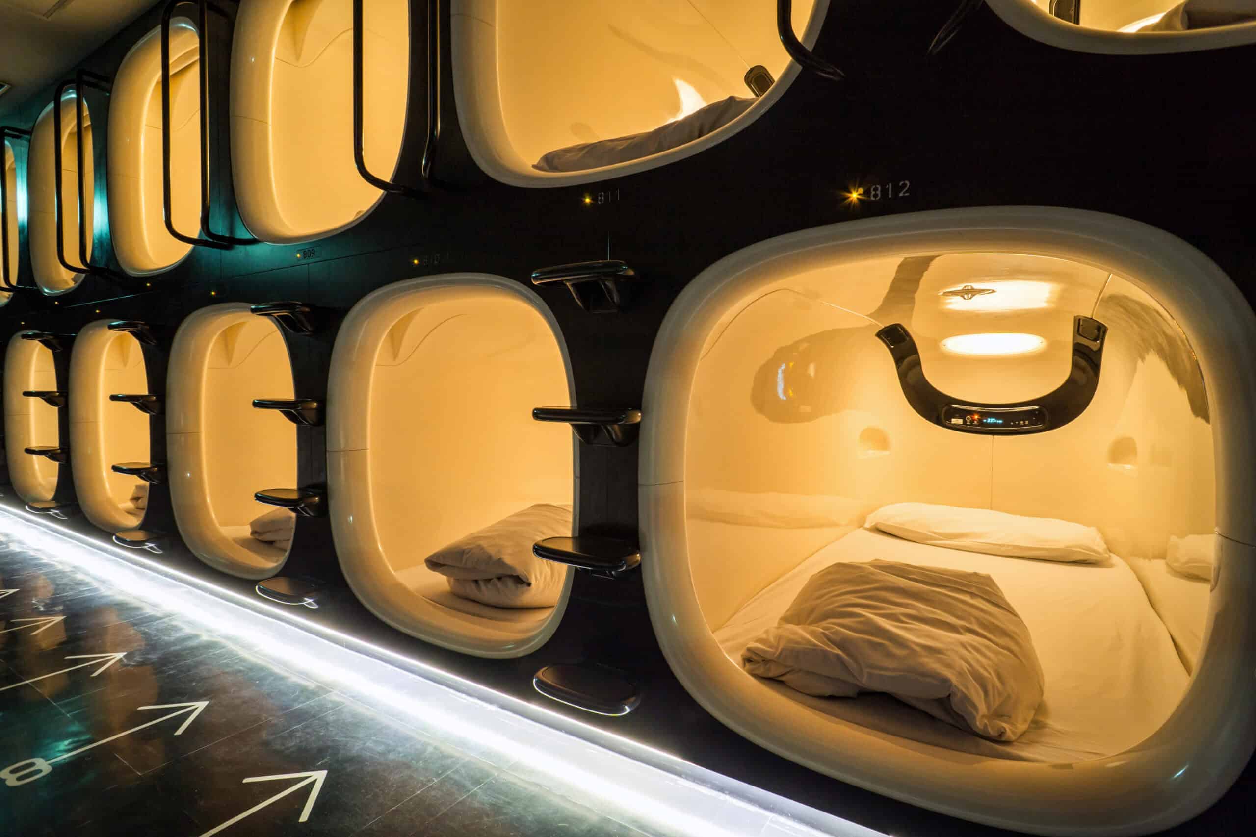 10 Unique Lodging Options for Your Next Trip 1 Capsule Hotels - Japan