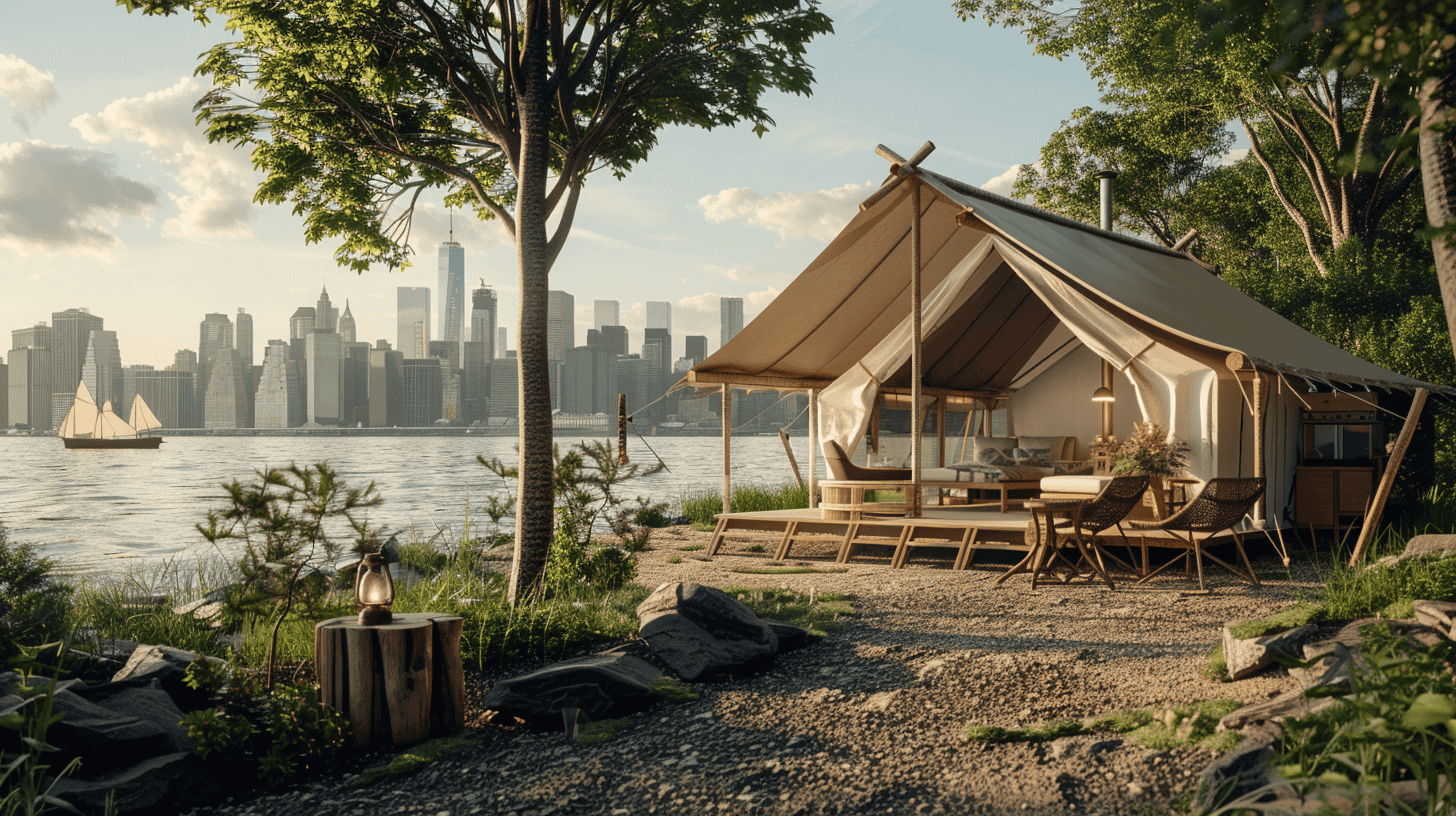 12 Best Glamping Spots in the U.S. for a Luxurious Outdoor Experience 9 Collective Governors Island – New York