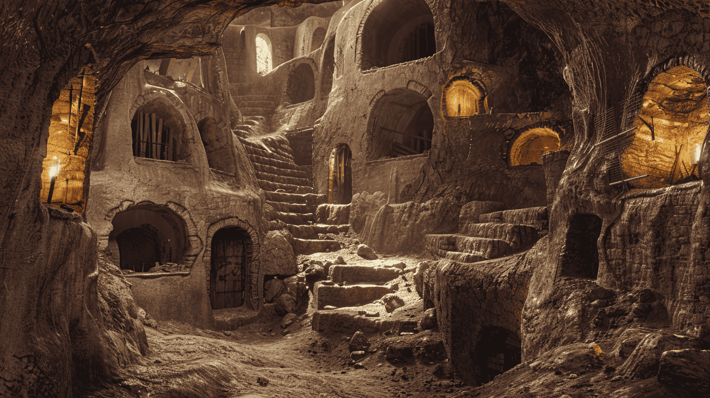 10 Most Amazing Underground Destinations You Didn’t Know Existed 1 Derinkuyu Underground City, Turkey
