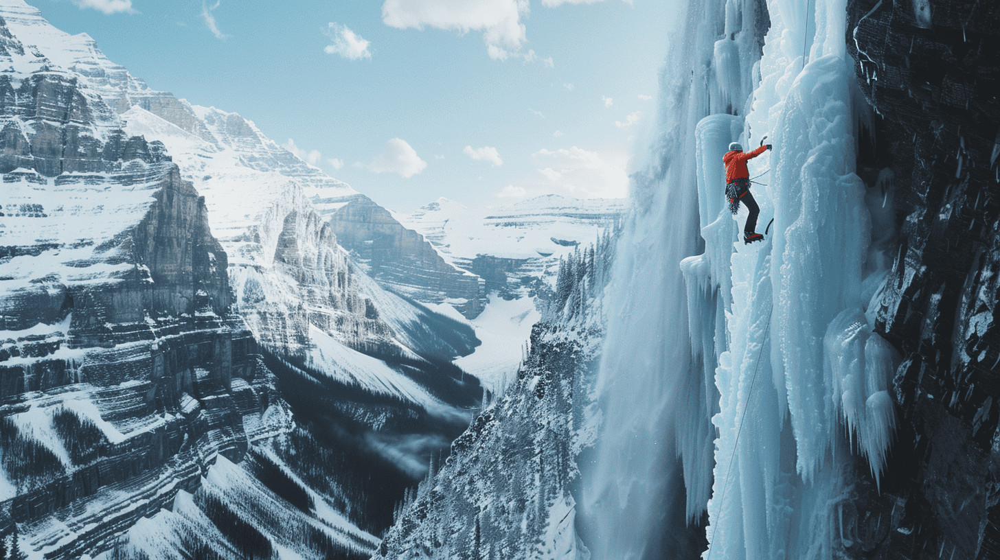10 Adventure Sports You Must Try Around the World 2 Ice Climbing in Banff National Park, Canada
