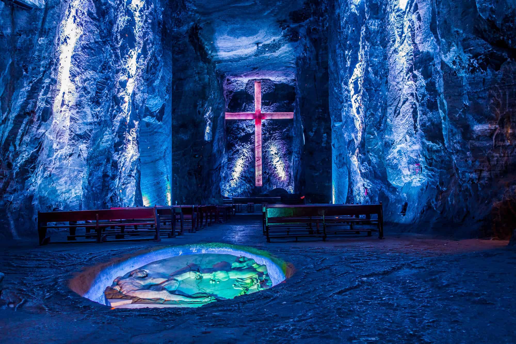 10 Most Amazing Underground Destinations You Didn’t Know Existed 4 Salt Cathedral of Zipaquirá, Colombia