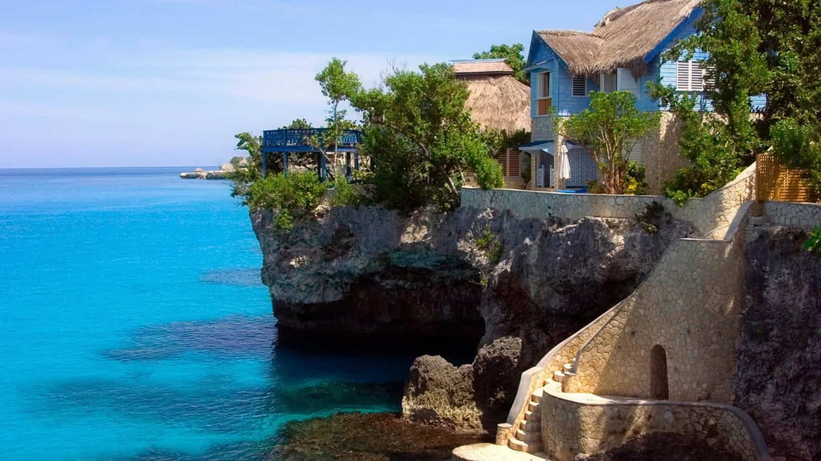 The Caves resort area in Jamaica