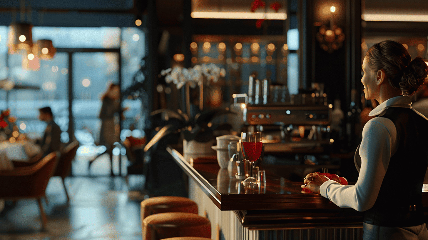 10 Benefits of Traveling During the Off-Season 3 cafe with bar counter and girl