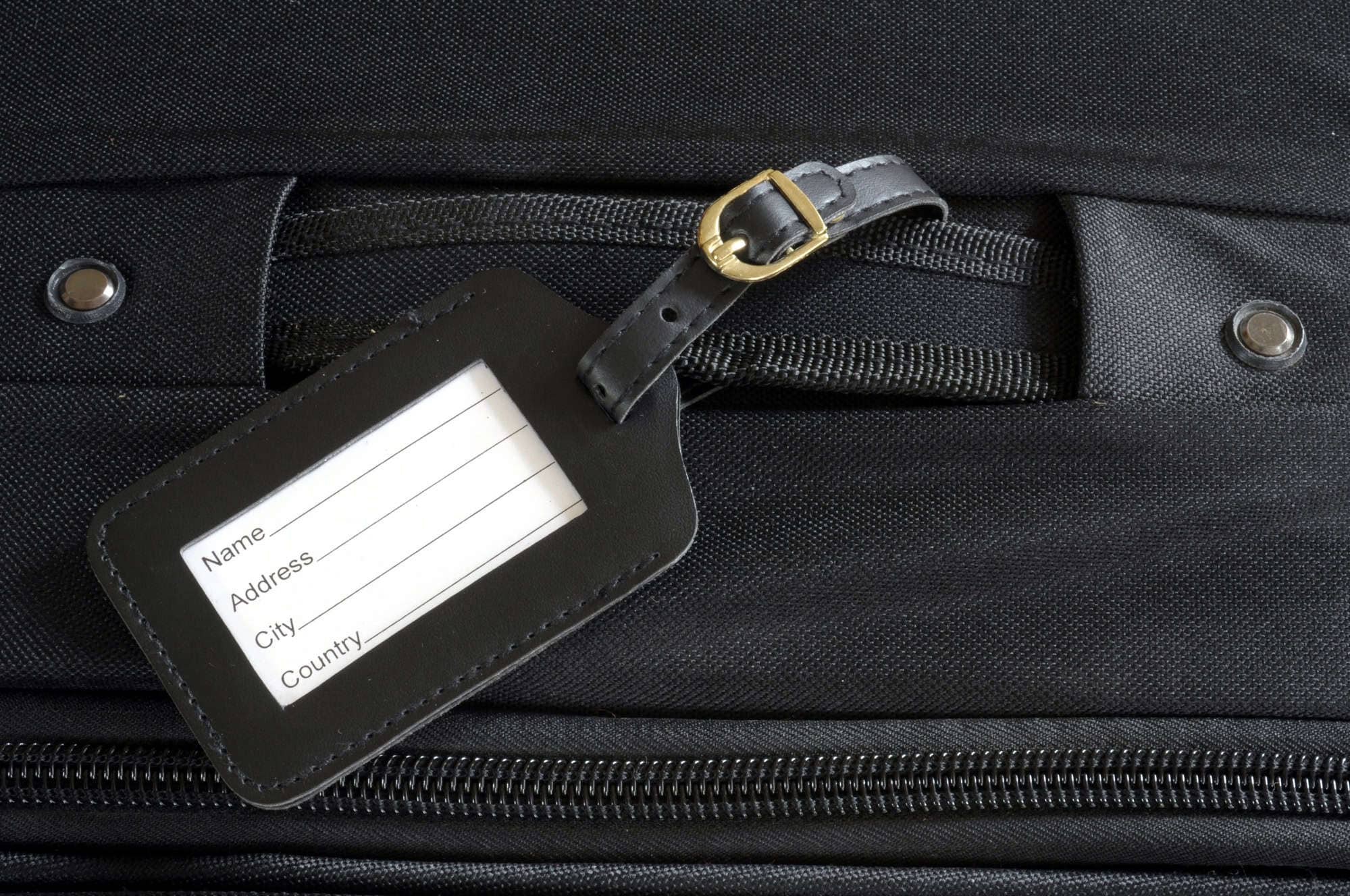 Suitcase label