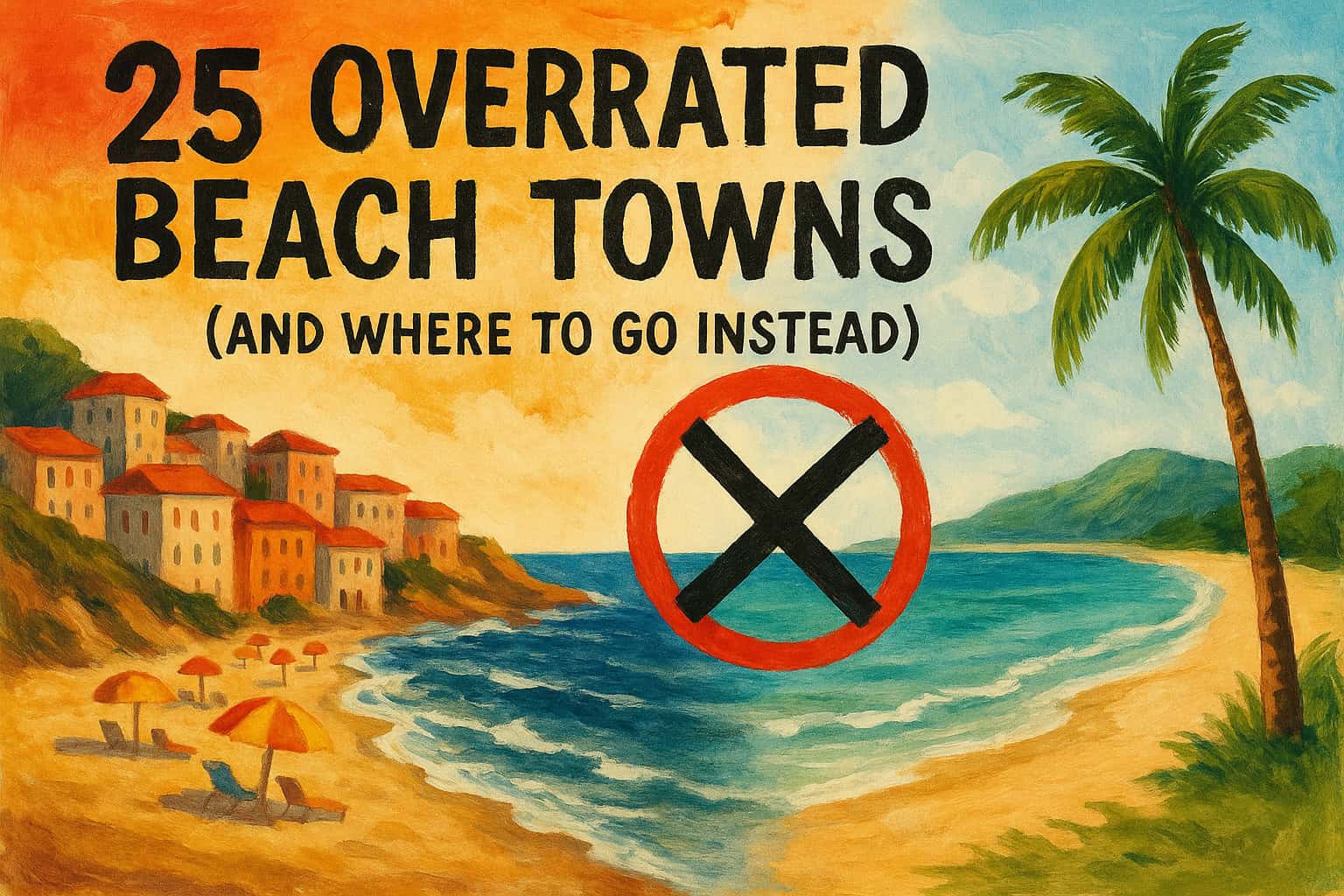 25 Overrated Beach Towns (And Where to Go Instead)