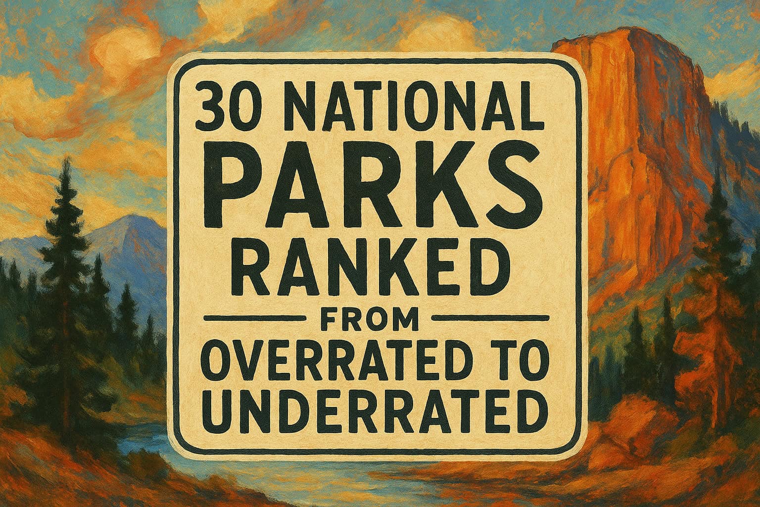 30 National Parks Ranked From Overrated to Underrated