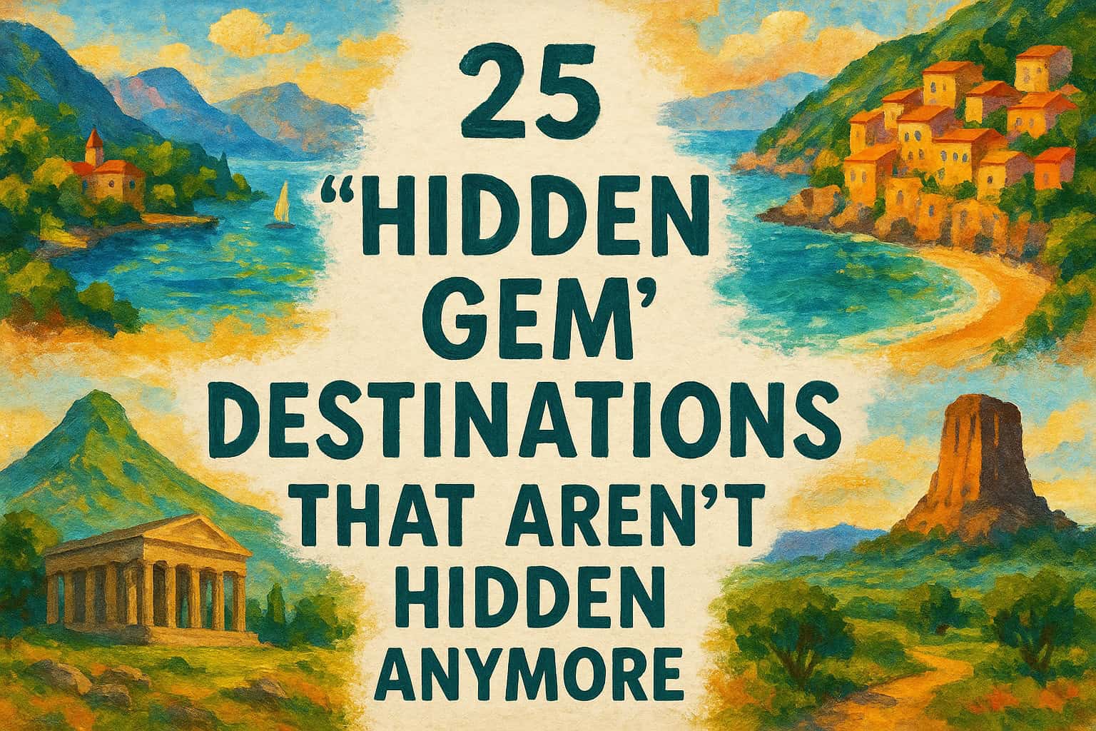 25 ‘Hidden Gem’ Destinations That Aren’t Hidden Anymore