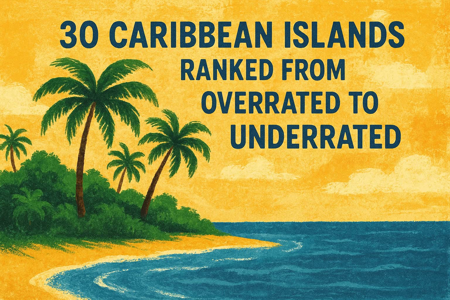 30 Caribbean Islands Ranked From Overrated to Underrated