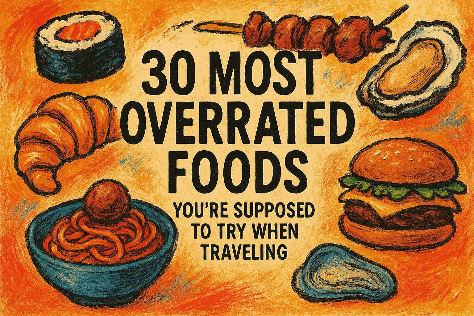 30 Most Overrated Foods You’re Supposed to Try When Traveling